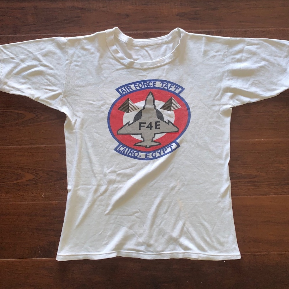 Air Force Taft Cairo Egypt Short Sleeve Graphic Shirt Size Medium